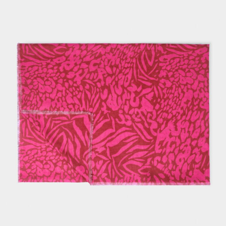 Katie Loxton Red Animal Printed Scarf