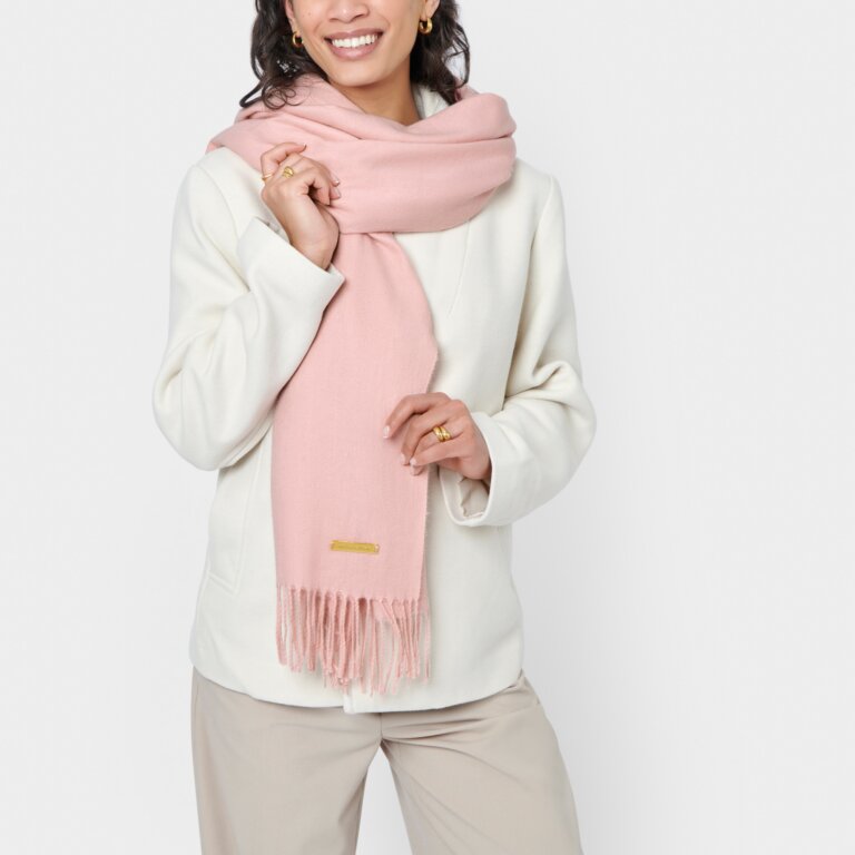 Katie Loxton Dusty Rose Blanket Scarf