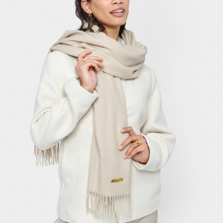 Katie Loxton  Light Sand Blanket Scarf