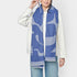 Katie Loxton Cobalt Blue Abstract Shapes Printed Blanket Scarf