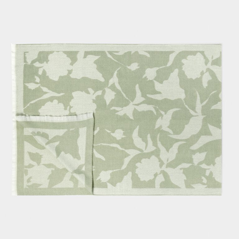 Katie Loxton Sage Abstract Floral Printed Blanket Scarf