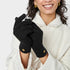 Katie Loxton Black Knitted Gloves