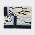 Katie Loxton Ecru, Blue & Black Abstract Zebra Printed Scarf