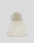 Katie Loxton White Knitted Pom Pom Hat