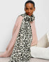 Katie Loxton Ecru Black Leopard Printed Scarf