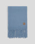 Katie Loxton Blue Recycled Tassel Scarf