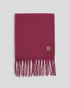 Katie Loxton Garnet Red Recycled Tassel Scarf