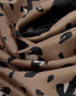 Katie Loxton Mocha Black Classic Leopard Satin Multiway Scarf