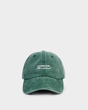 Katie Loxton Green Living For The Weekend Embroidered Cap