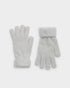 Katie Loxton Pale Grey Boxed Soft Knit Gloves