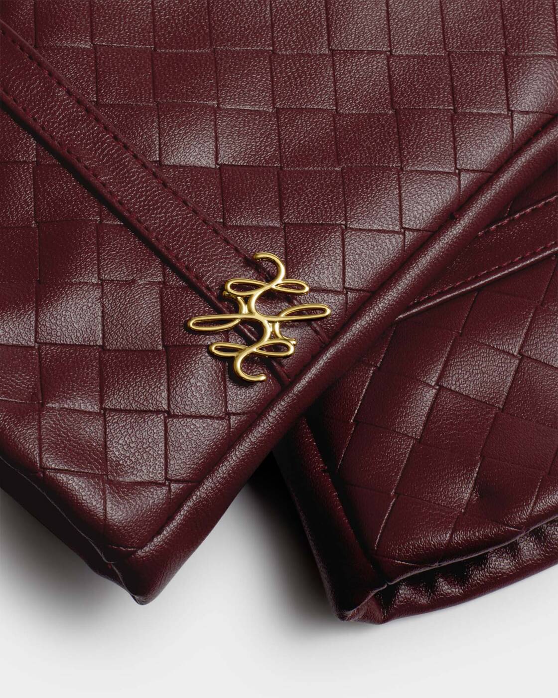 Katie Loxton Cherry Woven Boxed Faux Leather Gloves