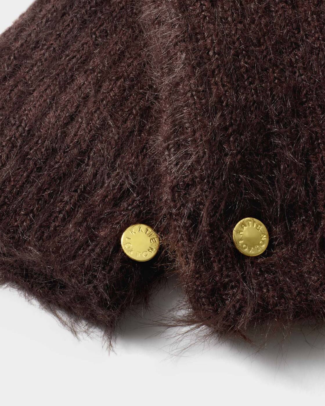 Katie Loxton Chocolate Boxed Hat & Mittens Set