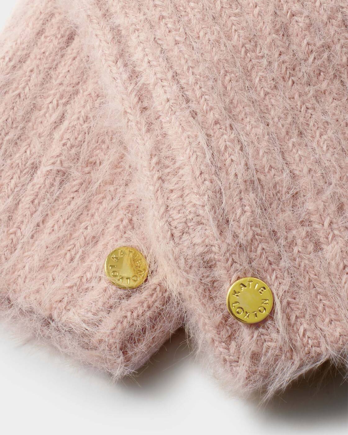 Katie Loxton Blush Pink Boxed Hat & Mittens Set