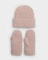 Katie Loxton Blush Pink Boxed Hat & Mittens Set