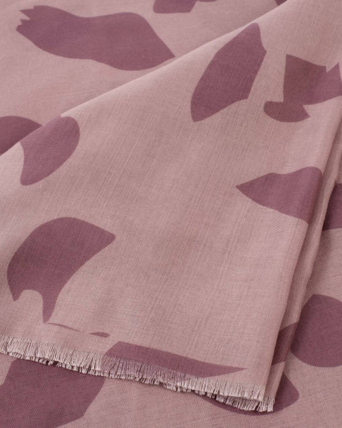 Katie Loxton Light & Dusty Pink Large Leopard Printed Scarf