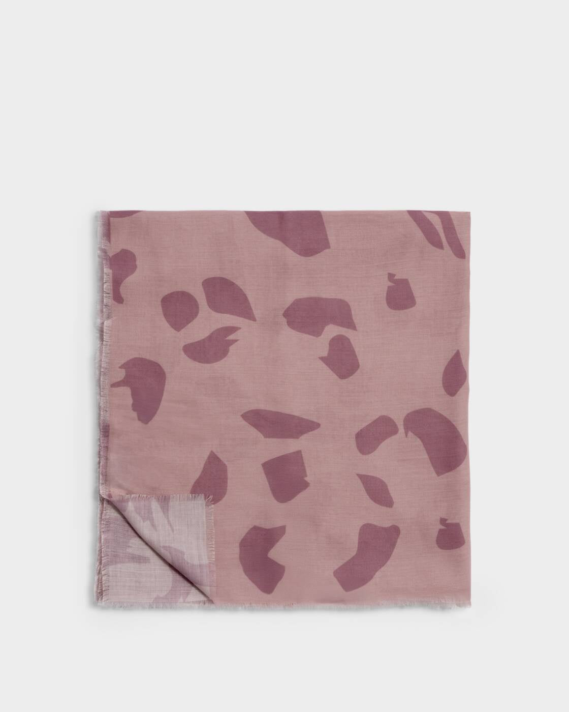 Katie Loxton Light & Dusty Pink Large Leopard Printed Scarf