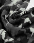 Katie Loxton Grey Black White Brush Stroke Leopard Printed Scarf