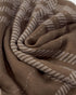 Katie Loxton Dark Brown & Taupe Check Printed Scarf