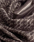 Katie Loxton Chocolate & Taupe Scripted Satin Multiway Scarf
