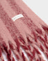 Katie Loxton Pink & Cherry Recycled Striped Tassel Scarf