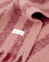 Katie Loxton Pink & Cherry Recycled Striped Tassel Scarf