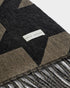 Katie Loxton Taupe & Black Houndstooth Printed Blanket Scarf