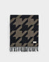 Katie Loxton Taupe & Black Houndstooth Printed Blanket Scarf