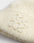 Katie Loxton Off White Logo Appliqué Hat