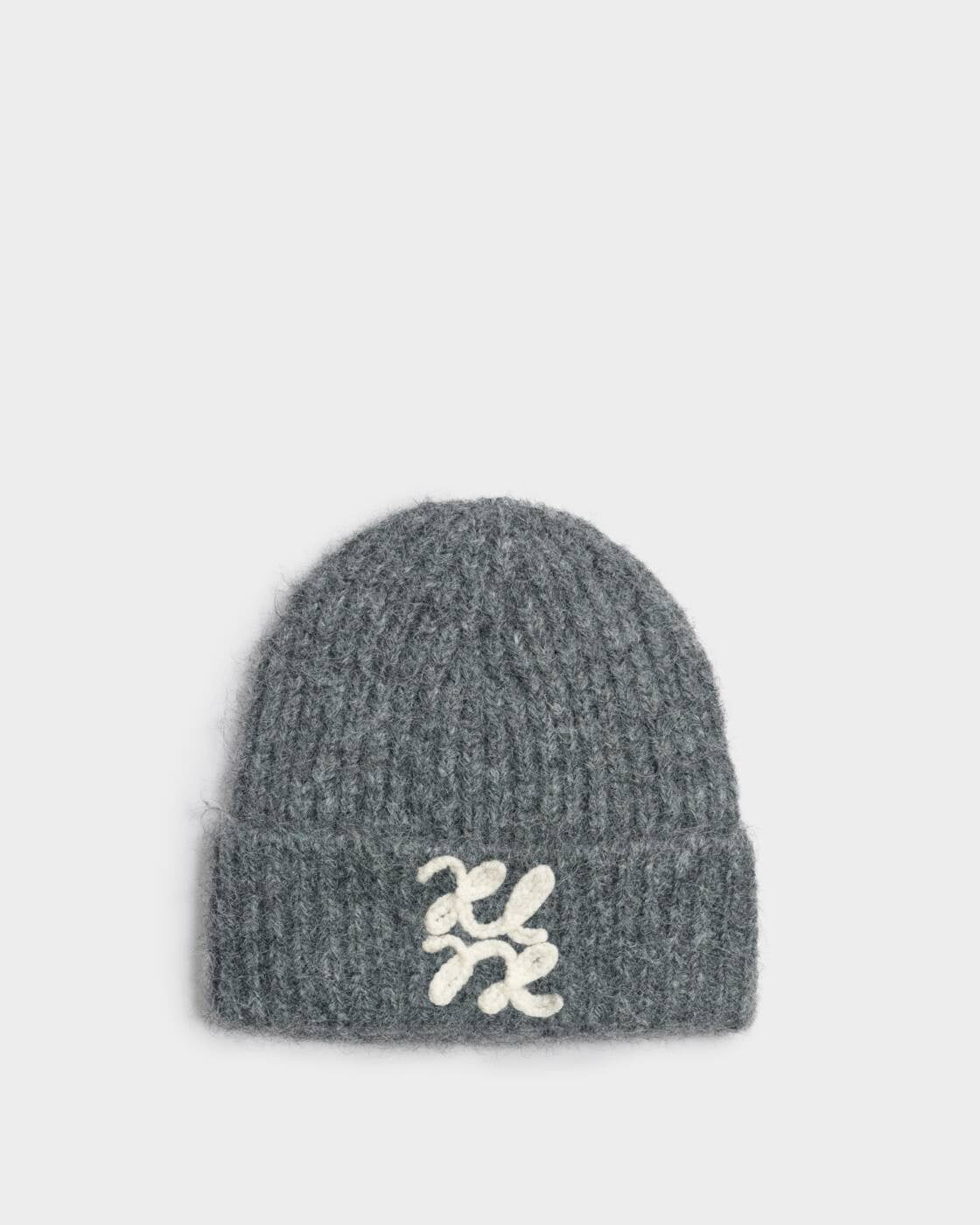 Katie Loxton Charcoal Logo Appliqué Hat