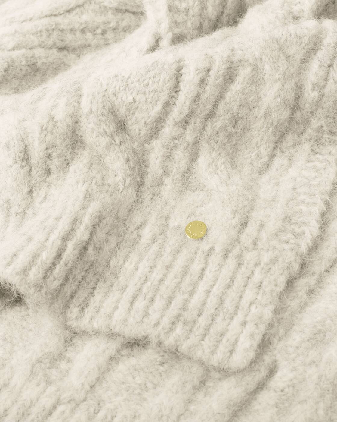 Katie Loxton Crème Cable Knit Scarf