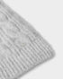 Katie Loxton Light Grey Cable Knit Scarf