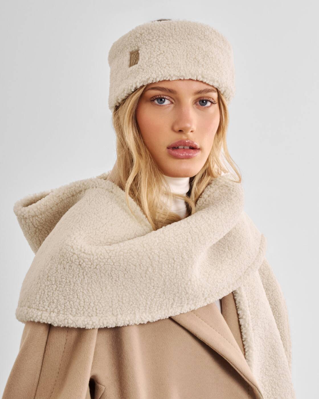 Katie Loxton Cream Borg Headband
