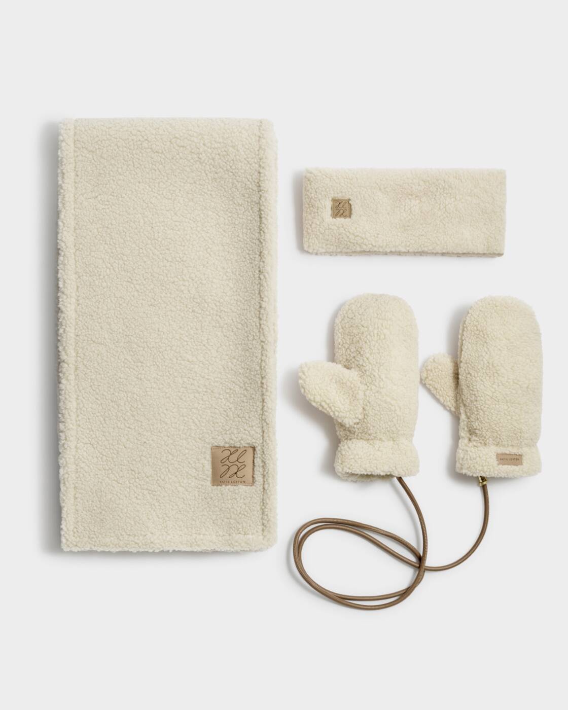 Katie Loxton Cream Borg Headband