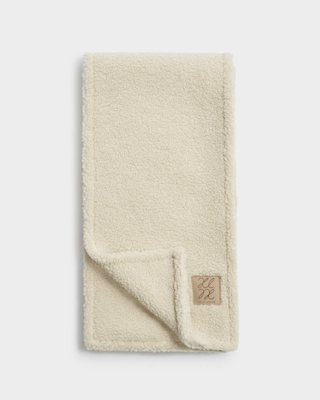 Katie Loxton Cream Borg Scarf