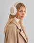 Katie Loxton Taupe & Cream Faux Suede Earmuffs