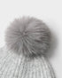 Katie Loxton Light Grey Sequin Soft Knit Hat