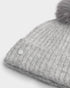 Katie Loxton Light Grey Sequin Soft Knit Hat
