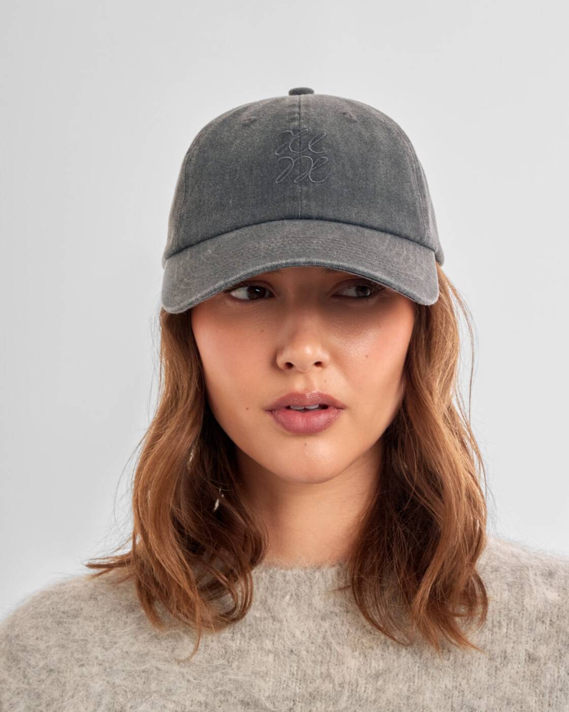 Katie Loxton Grey KL Embroidered Cap