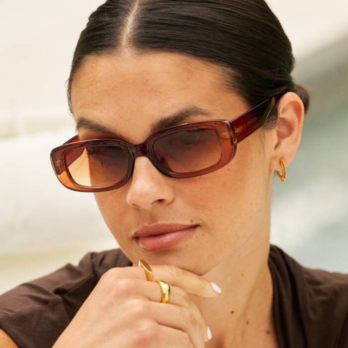 Katie Loxton Amber Transparent Venice Sunglasses