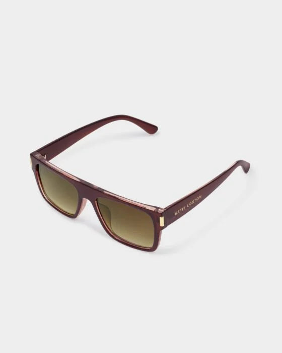 Katie Loxton Dark Cherry Aspen Sunglasses