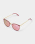 Katie Loxton Pink Mirrored Lens Santorini Sunglasses
