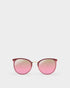 Katie Loxton Pink Mirrored Lens Santorini Sunglasses