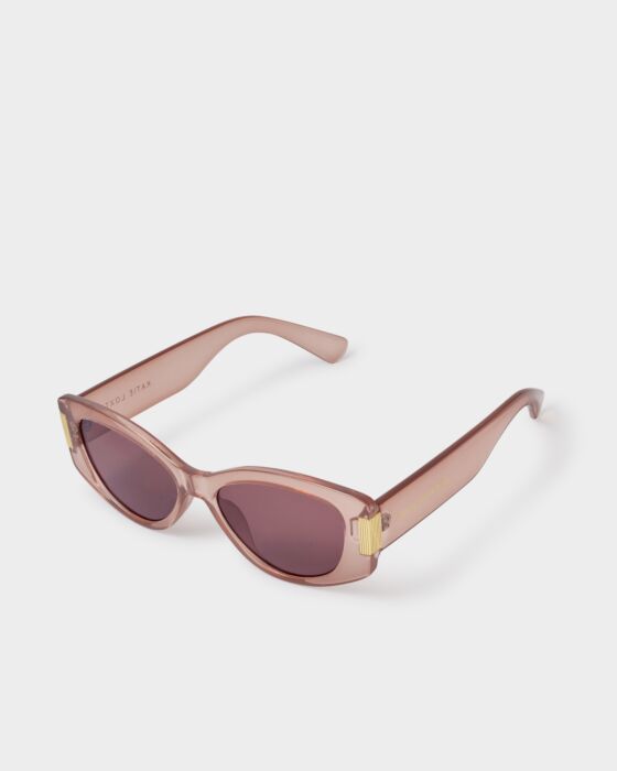 Katie Loxton Pink Transparent Rimini Sunglasses