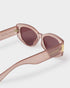 Katie Loxton Pink Transparent Rimini Sunglasses