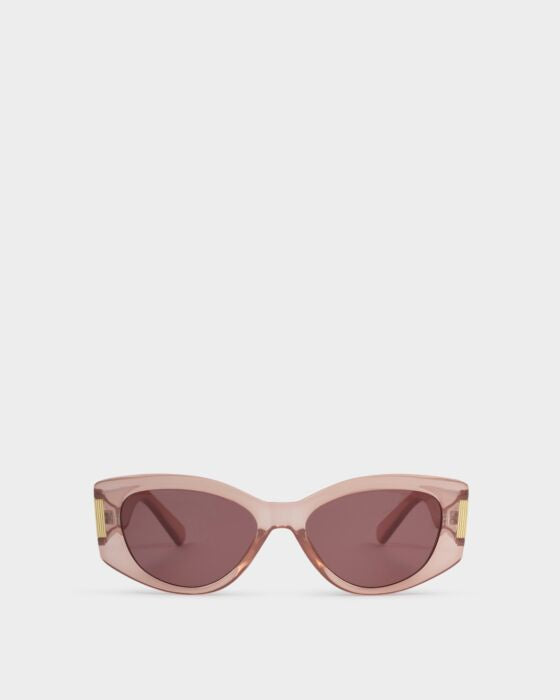 Katie Loxton Pink Transparent Rimini Sunglasses