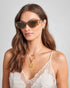 Katie Loxton Striped Brown Transparent Rimini Sunglasses
