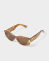 Katie Loxton Striped Brown Transparent Rimini Sunglasses
