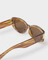 Katie Loxton Striped Brown Transparent Rimini Sunglasses