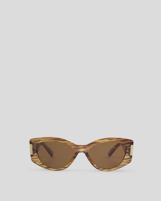 Katie Loxton Striped Brown Transparent Rimini Sunglasses