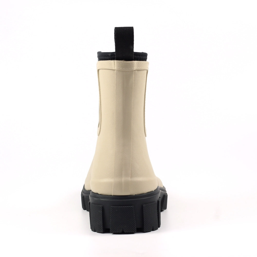 Lazy Dogz Lake Cream Ankle Wellington